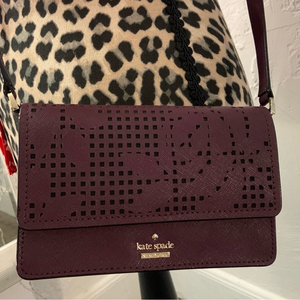 Kate spade Cameron Arielle plum crossbody bag